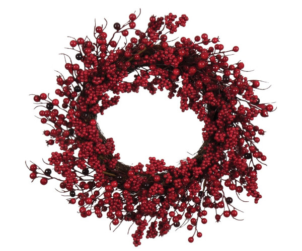 Χριστουγεννιάτικο Στεφάνι Γκί 55cm