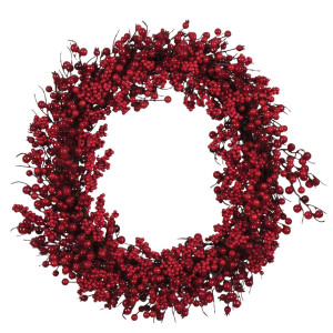 Χριστουγεννιάτικο Στεφάνι Γκί 70cm