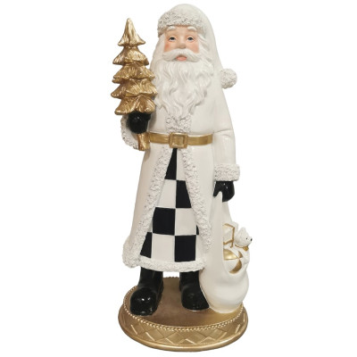 Πήλινος Διακοσμητικός Άγιος Βασίλης 41(h)cm