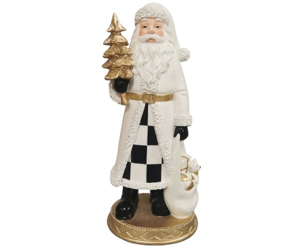 Πήλινος Διακοσμητικός Άγιος Βασίλης 41(h)cm