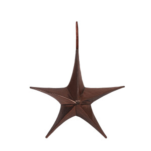 Καφέ Κρεμαστό Υφασμάτινο Χριστουγεννιάτικο Αστέρι 40cm