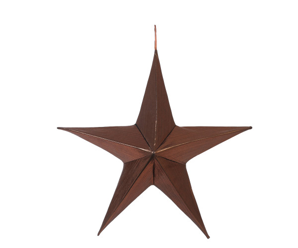 Καφέ Κρεμαστό Υφασμάτινο Χριστουγεννιάτικο Αστέρι 100cm