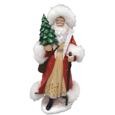 Πήλινος Διακοσμητικός Άγιος Βασίλης 42(h)cm