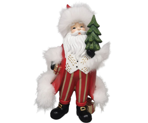 Πήλινος Διακοσμητικός Άγιος Βασίλης 32(h)cm