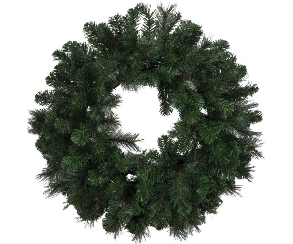 Πράσινο Mix Pvc Χριστουγεννιάτικο Στεφάνι Ø 75cm