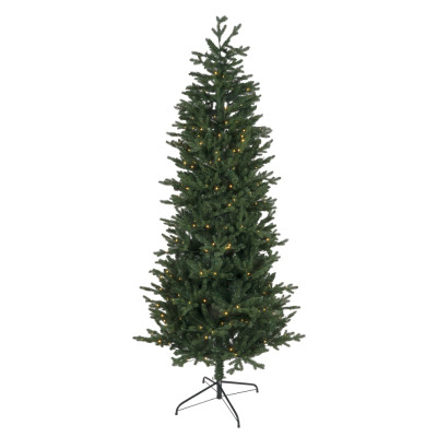 Χριστουγεννιάτικο Δέντρο Ανάβατος Με Ενσωματομένα 370Led Θερμό Φωτισμό 8 Προγραμμάτων 210cm