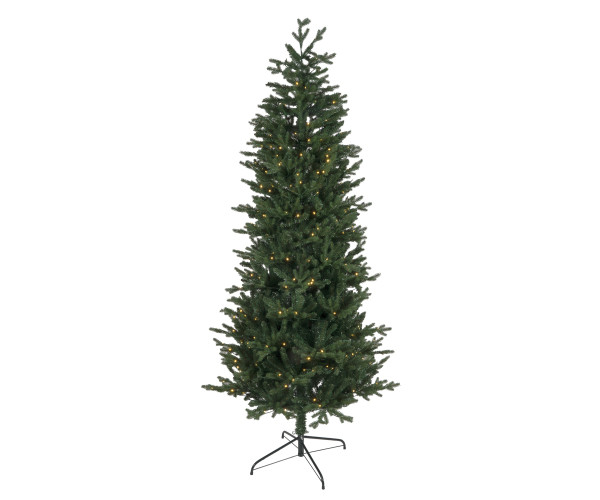 Χριστουγεννιάτικο Δέντρο Ανάβατος Με Ενσωματομένα 370Led Θερμό Φωτισμό 8 Προγραμμάτων 210cm