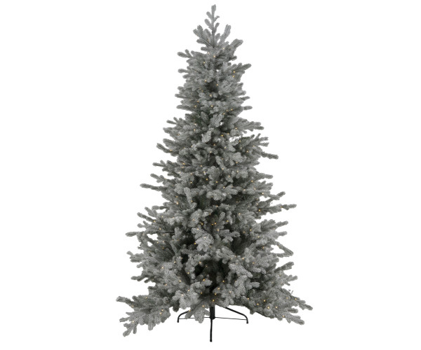 Χιονισμένο Χριστουγεννιάτικο Δέντρο Αχέροντας Με 350Led Θερμό Φωτισμό 8 Προγραμμάτων 