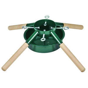 Μεταλική Βάση Νερού 1.9Lt Φ65 x 17(h)cm, Για Φυσικά Δέντρα Με Ύψος Εώς 260(h)cm Μαχ Και Κορμό Φ35-120mm