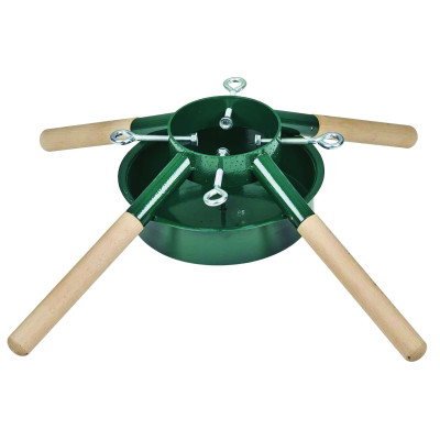 Μεταλική Βάση Νερού 1.9Lt Φ65 x 17(h)cm, Για Φυσικά Δέντρα Με Ύψος Εώς 260(h)cm Μαχ Και Κορμό Φ35-120mm