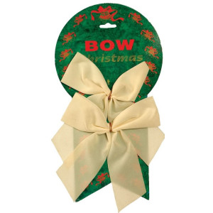 Χριστουγεννιάτικοι Φιόγκοι ,Σετ 2 Τεμαχίων