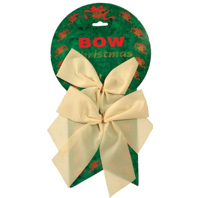 Χριστουγεννιάτικοι Φιόγκοι ,Σετ 2 Τεμαχίων