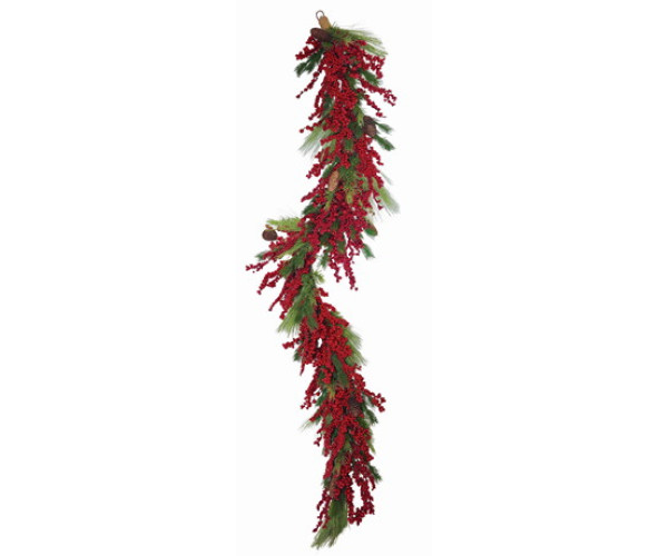 Χριστουγεννιάτικη Γιρλάντα Με Γκί 182cm