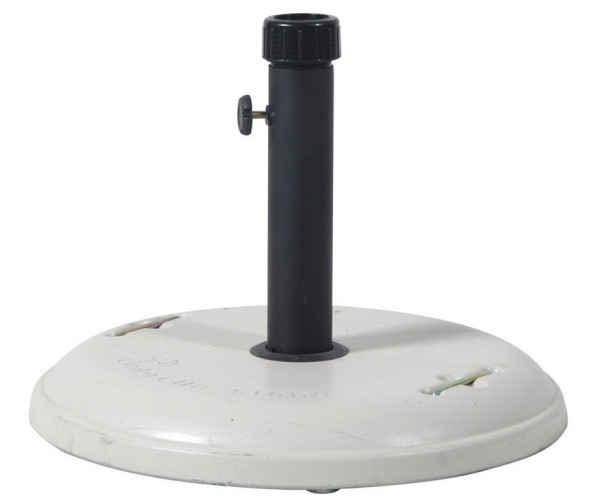 Λευκή Τσιμεντένια Βάση Ομπρέλας 22Kgr , ⌀ 48cm Λευκή Τσιμεντένια Βάση Ομπρέλας 22Kgr , ⌀ 48cm