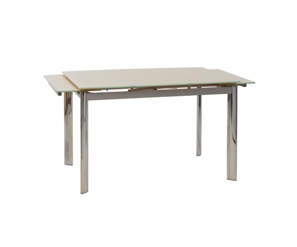 Τραπέζι Alpino Κρεμ 120(180) x 80 x 76