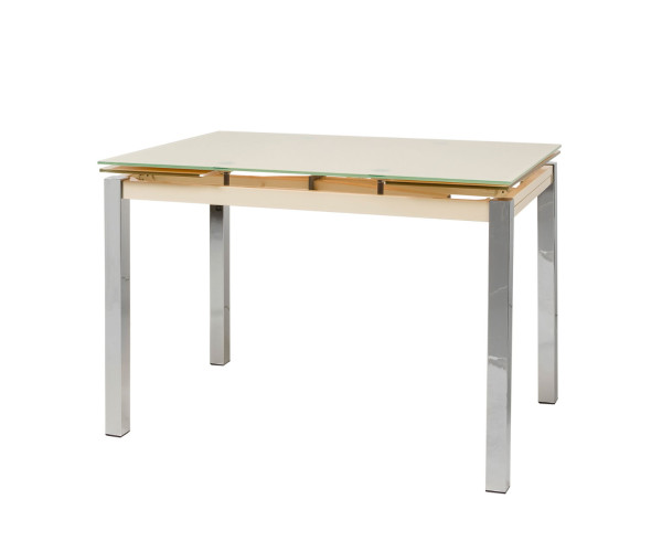 Τραπέζι Glamour Κρεμ 110(170) x 74 x 75 Τραπέζι Glamour Κρεμ 110(170) x 74 x 75