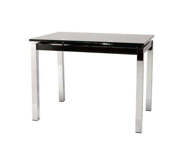 Τραπέζι Glamour 100 Mαύρο 100(150) x 65 x 75 Τραπέζι Glamour 100 Mαύρο 100(150) x 65 x 75