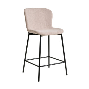 Σκαμπό Melina-Bar μπεζ 55 x 48 x 95