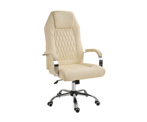 Kαρέκλα γραφείου Elda μπεζ 64 x 68 x 119-129