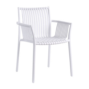 Πολυθρόνα Zanett λευκό 59 x 56 x 82