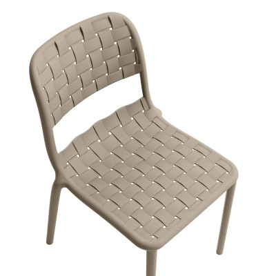 Καρέκλα Tonic-C μόκα 55 x 55 x 82