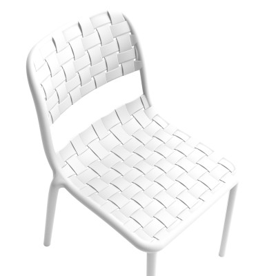 Καρέκλα Tonic-C λευκό 55 x 55 x 82