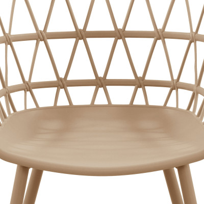 Καρέκλα NEON μόκα 56 x 56 x 85