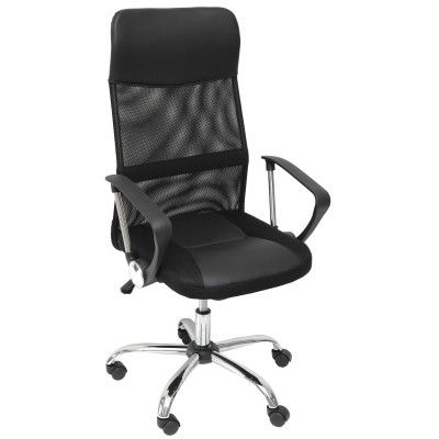 Velco  Pro Systems ΚΑΡΕΚΛΑ ΓΡΑΦΕΙΟΥ ΜΑΥΡΗ- ΔΙΑΣΤΑΣΕΙΣ: 60x60x109/118 cm- ΕΠΙΦΑΝΕΙΑ ΔΙΑΤΡΗΤΟ & PVC