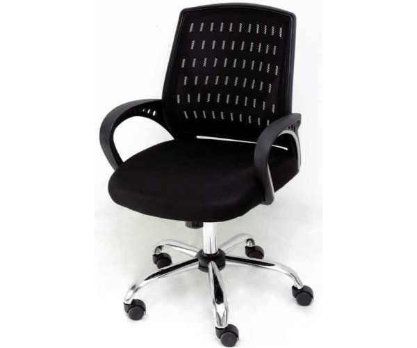 Velco Pro Systems ΚΑΡΕΚΛΑ ΓΡΑΦΕΙΟΥ ΜΑΥΡΗ-ΔΙΑΣΤΑΣΕΙΣ: 59x55x91/111cm