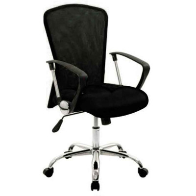 Velco Pro Systems ΚΑΡΕΚΛΑ ΓΡΑΦΕΙΟΥ ΜΑΥΡΗ- ΔΙΑΣΤΑΣΕΙΣ: 57x50x90/100cm