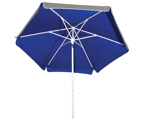 ΟΜΠΡΕΛΑ ΒΕΡΑΝΤΑΣ-ΚΗΠΟΥ-ΘΑΛΑΣΣΗΣ 2m ΜΠΛΕ ME ΕΞΩΤΕΡΙΚΗ ΑΣΗΜΙ  ΕΠΙΣΤΡΩΣΗ  ΜΕΤΑΛΛΙΚΗ  ΒΑΡΕΩΣ ΤΥΠΟΥ