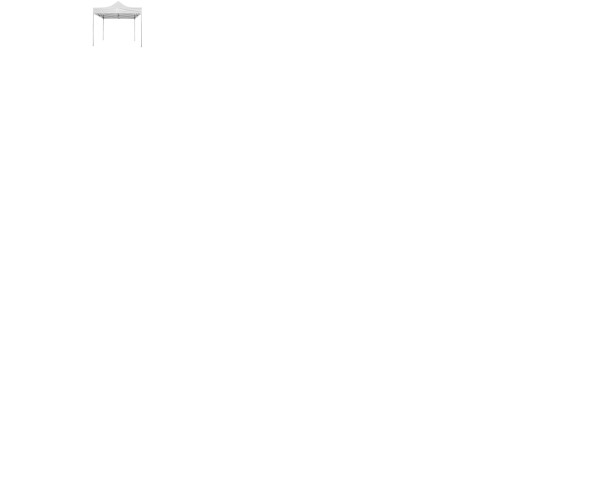 ΚΙΟΣΚΙ ΚΗΠΟΥ ΛΕΥΚΟ EASY UP ΒΑΡΕΩΣ ΤΥΠΟΥ 300x450x210/240/342 cm POL 160gr