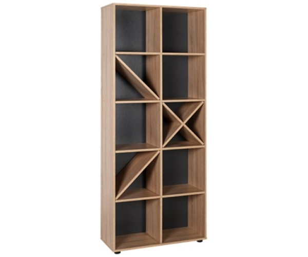 ΡΑΦΙΕΡΑ ΔΕΚΑ ΘΕΣΕΩΝ 75x30x188 εκ SONOMA ΡΑΦΙΕΡΑ ΔΕΚΑ ΘΕΣΕΩΝ 75x30x188 εκ SONOMA