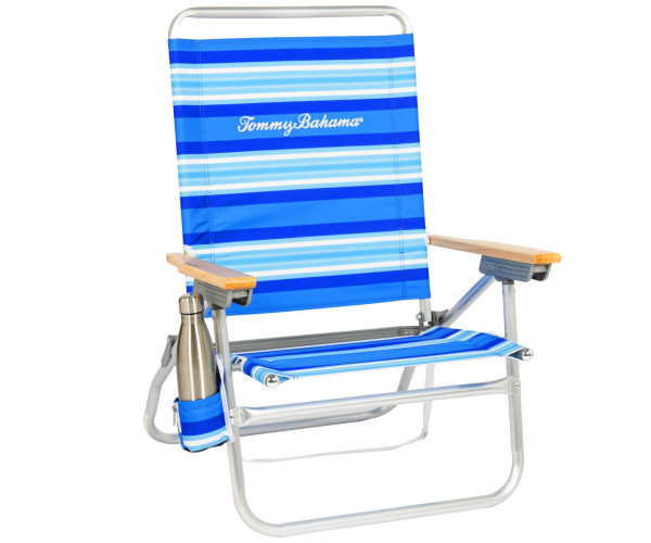 Tommy Bahama ΚΑΡΕΚΛΑ ΠΑΡΑΛΙΑΣ- 32cm ΥΨΟΣ ΚΑΘΙΣΜΑΤΟΣ-ΑΛΟΥΜΙΝΙΟΥ  4 ΘΕΣΕΩΝ ME POLYESTER 600D