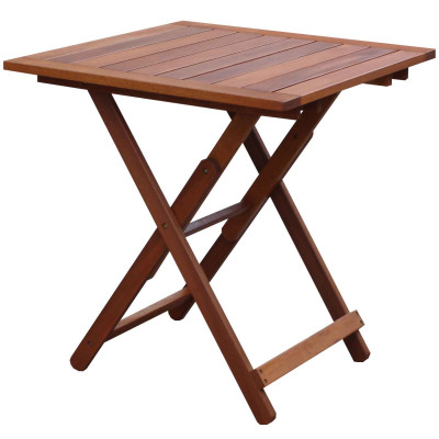 Velco ΤΡΑΠΕΖΙ MERANTI  ΤΕΤΡΑΓΩΝΟ- ΔΙΑΣΤΑΣΕΙΣ: L75xW75xH70cm