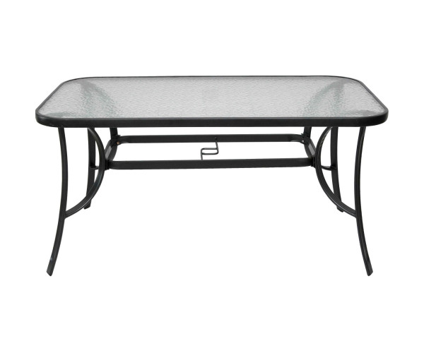 Velco ΤΡΑΠΕΖΙ ΜΕΤΑΛΛΙΚΟ ΑΝΘΡΑΚΙ ΠΑΡΑΛΛΗΛΟΓΡΑΜΜΟ- ΔΙΑΣΤΑΣΕΙΣ: L120xW70xH70cm