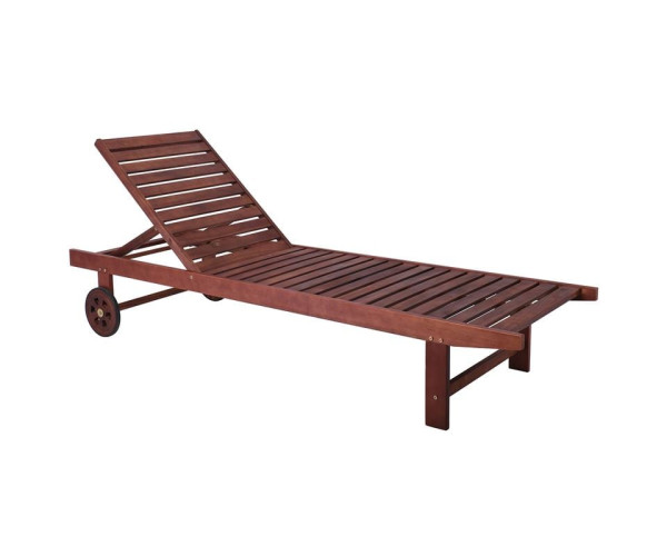 LUGANO Ξαπλώστρα Ξύλο Acacia, Απόχρωση Καρυδί LUGANO Ξαπλώστρα Ξύλο Acacia, Απόχρωση Καρυδί