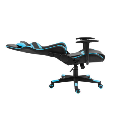BF9050 Gaming Πολυθρόνα Γραφείου, Ανάκλιση Πλάτης έως 90°, Pu Μαύρο - Μπλε