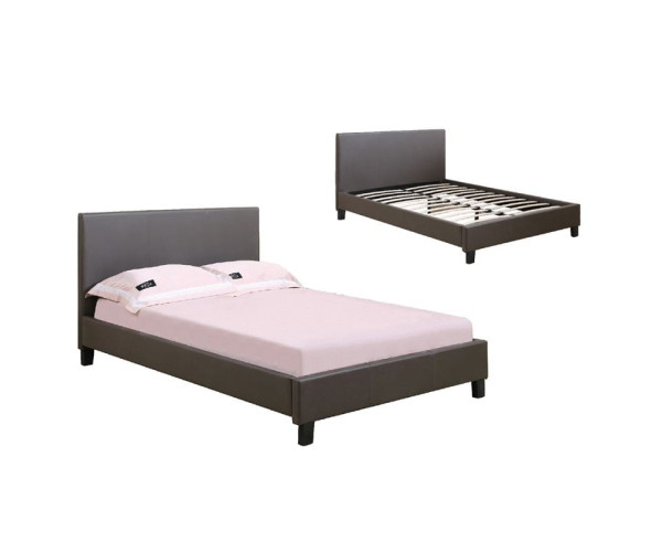 WILTON Κρεβάτι Μονό, για Στρώμα 90x190cm, Pu Σκούρο Καφέ WILTON Κρεβάτι Μονό, για Στρώμα 90x190cm, Pu Σκούρο Καφέ