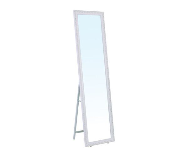 MIRROR Καθρέπτης Δαπέδου Τοίχου Ξύλινος Antique White MIRROR Καθρέπτης Δαπέδου Τοίχου Ξύλινος Antique White