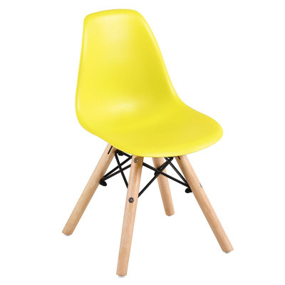 ART Wood Kid Καρέκλα Ξύλο - PP Κίτρινο (ΣΕΤ 4 τεμ)