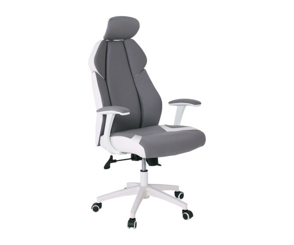 BF8300 Πολυθρόνα Γραφείου Διευθυντή, Microfiber Γκρι PU Άσπρο BF8300 Πολυθρόνα Γραφείου Διευθυντή, Microfiber Γκρι PU Άσπρο