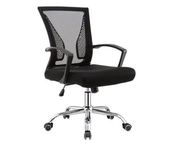BF2120 Πολυθρόνα Γραφείου Βάση Χρώμιο - Mesh Μαύρο BF2120 Πολυθρόνα Γραφείου Βάση Χρώμιο - Mesh Μαύρο