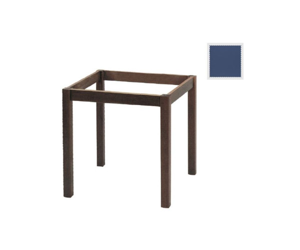 ΚΑΦΕΝΕΙΟΥ Βάση Τραπεζιού Οξιά Λυόμενη για Επιφάνεια 60x60cm, Βαφή Εμποτισμού Ανιλίνη Μπλε