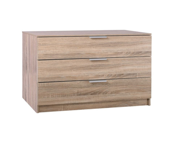 DRAWER Συρταριέρα με 3 Συρτάρια, Απόχρωση Sonoma DRAWER Συρταριέρα με 3 Συρτάρια, Απόχρωση Sonoma