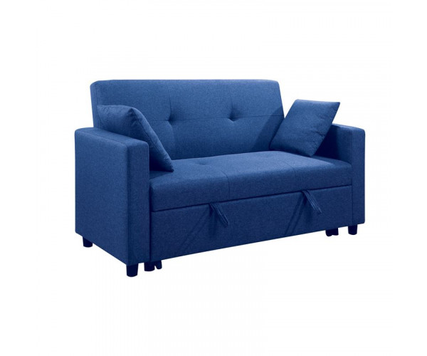 IMOLA Καναπές - Κρεβάτι Σαλονιού - Καθιστικού, 2Θέσιος Ύφασμα Μπλε