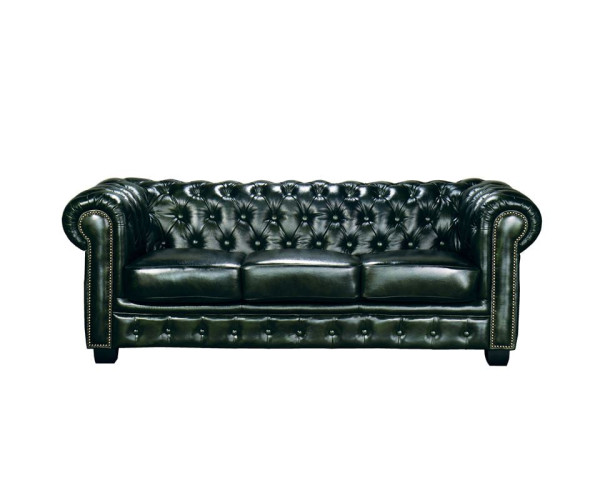 CHESTERFIELD Birmingham Kαναπές 3Θέσιος Σαλονιού Καθιστικού,Δέρμα Antique Green CHESTERFIELD Birmingham Kαναπές 3Θέσιος Σαλονιού Καθιστικού,Δέρμα Antique Green
