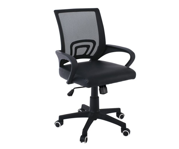 BF2101-P Πολυθρόνα Γραφείου με Ανάκλιση Μαύρο Mesh - Pu BF2101-P Πολυθρόνα Γραφείου με Ανάκλιση Μαύρο Mesh - Pu