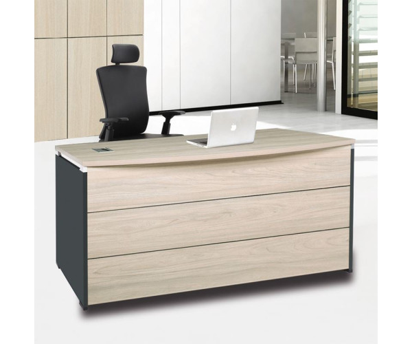 PROGRESS Γραφείο 160x80cm Απόχρωση Elm-Sky Grey PROGRESS Γραφείο 160x80cm Απόχρωση Elm-Sky Grey