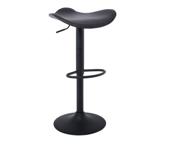 SADDLE Σκαμπό BAR, Μέταλλο Βαφή Μαύρο, Pvc Μαύρο, Ρύθμιση Ύψους, Περιστρεφόμενο SADDLE Σκαμπό BAR, Μέταλλο Βαφή Μαύρο, Pvc Μαύρο, Ρύθμιση Ύψους, Περιστρεφόμενο (ΣΕΤ 2 τεμ)
